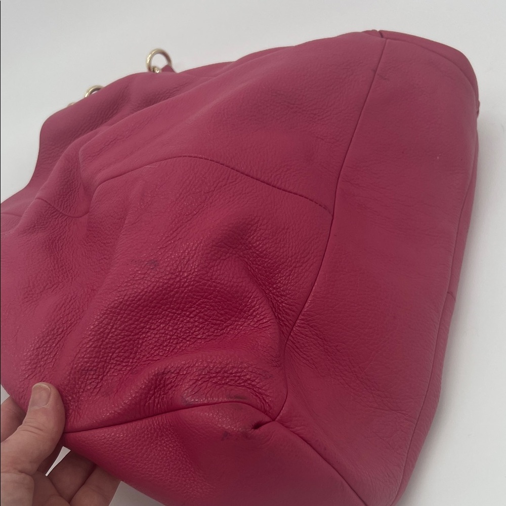 Coach Madison Elegant Pink Leather Tote Bag - Picture 3 of 4